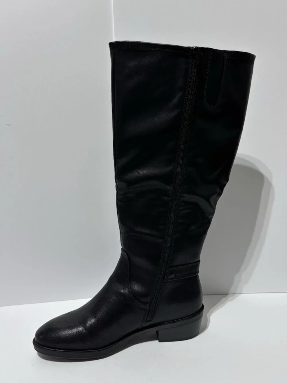 Baretraps Women’s Nena Black Riding Boots, Size 9W, Wide Calf